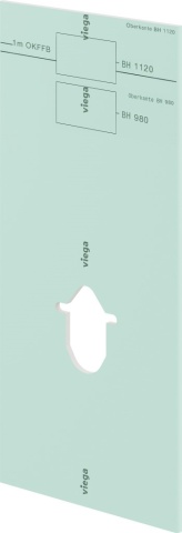 Viega Gipskarton Verkleidungsplatte 8570.40 1120mm 785505 NEU