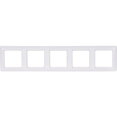 Jung Cadre de finition AS 585 WW 5x, blanc alpin NEUF