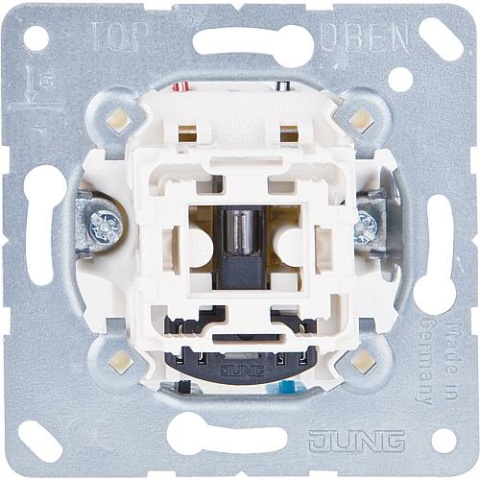 Jung Interrupteur de contrôle à bascule encastré 506KOU avec lampe à effluves NOUVEAU