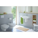 Duravit wastafel D-Code 550 mm met overloop, 1 kraangat, wit 2310550000 NIEUW