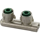 Desviador simplex con molde esquinero de cierre para conexión a 3/4"" Eurocone F10079WSB NUEVO