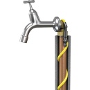 Magnum Frostschutz-Kabel f.Metallrohre steckerfertig mit Thermostat 22m, 220W 158122 NEU