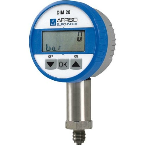 Uniwersalny manometr cyfrowy Afriso Ø75 mm, 0 - 10 bar, przyłącze 1/4"" 32506 NOWOŚĆ