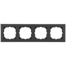 Merten Rahmen M-Pure 4-fach, anthrazit, 1 Stück...