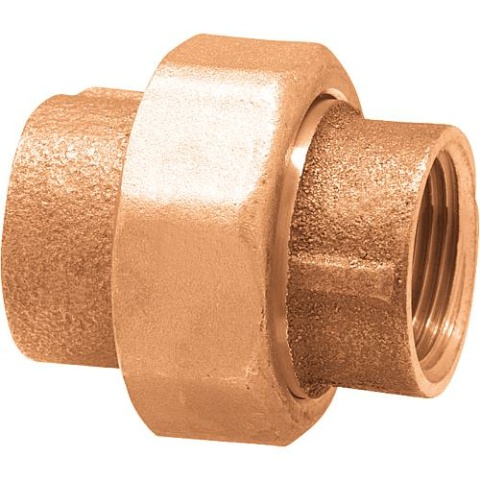 Viega Rotguss-Gewindefitting Rohrverschraubung konisch dichtend Typ 3340, 1 1/2"" I/I 446970 NEU