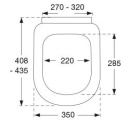 Pressalit 3 mit Absenkautomatik weiß 684000-D38999 NEU