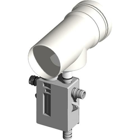SEM Kunststoff-Abgassystem Kondensatablauf, senkrecht mit Siphon DN 110 NEU