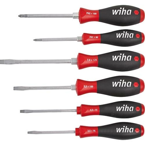 Wiha slotted/Phillips hexagon head screwdriver set 6 pcs. type 308HK6 21248 NEW