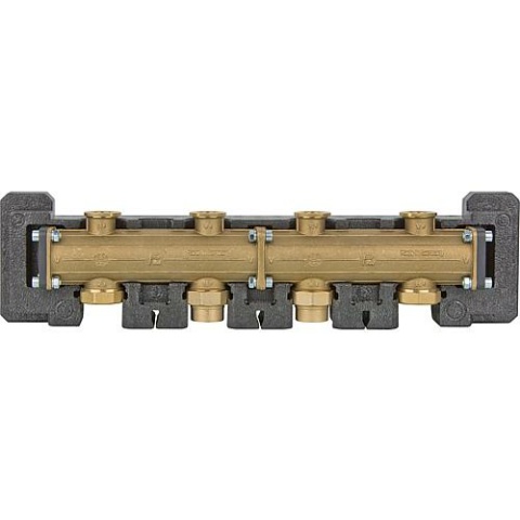 PAW modulaire verdeler DN25 (1"") 2-voudig, er kunnen maximaal 3 verwarmingscircuits worden aangesloten 34123 NIEUW