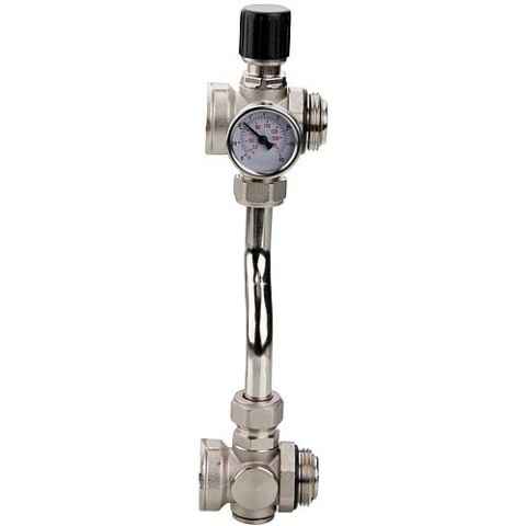 Ivar differential bypass valve for manifold connection 1"" with socket 1/2"" (0.2-0.6 bar) 200mm NEW