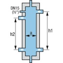 MIK hydraulic separator with insulation, type HW 80/400 7m³/h NEW