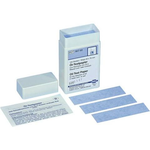MN Öl Testpapier Dose a 100 Streifen 20 x 70 mm NEU