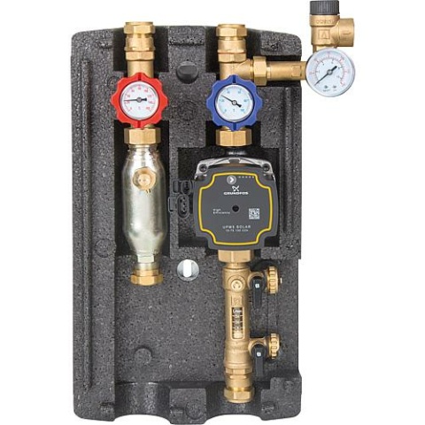 Evenes estación solar GPS 70 PWM con Grundfos UPM3 Solar 15-75 NUEVO