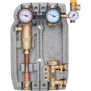 Evenes solar station Easyflow type 3 two-line, without pump, with air shut-off. Flow rate: 2-12l/min, DN 25 (1"") AG NEW