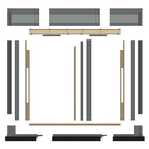 Zestaw przedłużający Sunex do dachu dla kolektora 1 SX 2.0 NOWOŚĆ