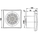 S&P small room fan Silent-100 CZ-12V, protection class IP 57 5210408000 NEW