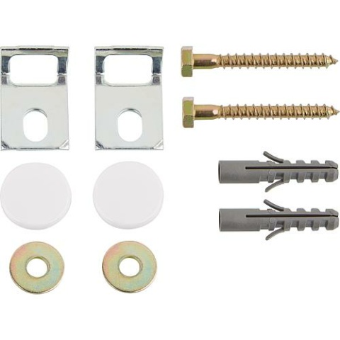 Geberit, kit de fixation pour urinoir avec capuchons blancs Karafix 551075000 NEUF