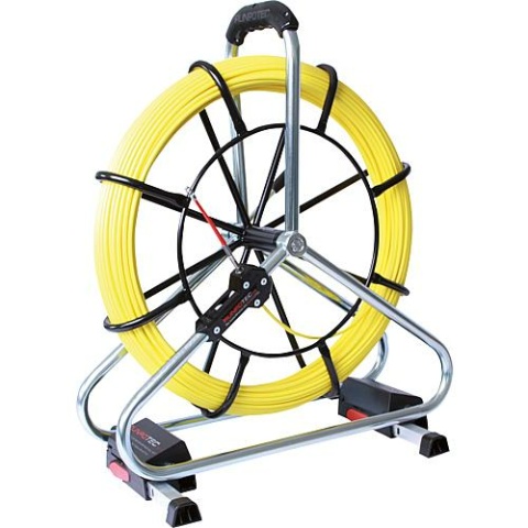 Runpotec Kabeleinziehgerät Profi-Set,Glasfaserstab 80 m, Ø 6mm 10065 NEU