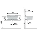 Sanitärtechnik Eisenberg Set de rangement pour lévier Abu Maxi NOUVEAU