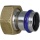 Evenes stainless steel pressfitting V-contour connection fitting with seal, flat seal, 22mm x DN 25 (1") S60REVI-LBP NEW