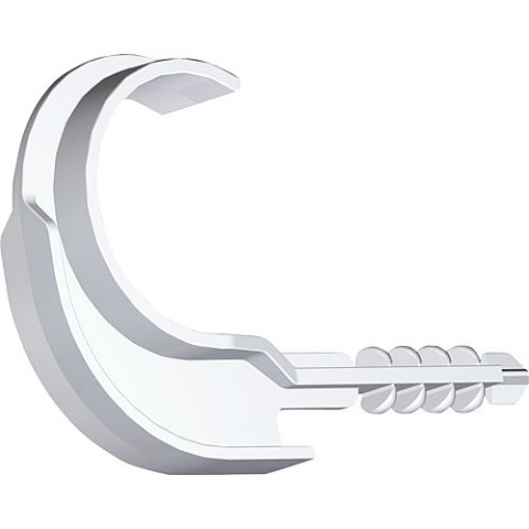 Single clip grey, 16-20mm PU 100 pieces NEW