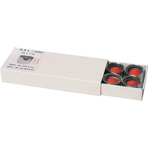 Régulateur de jet économique sans marque de conformité IG M22X1 avec joint en caoutchouc 4,5 l/min """"VPE 10 pcs."""" NOUVEAU