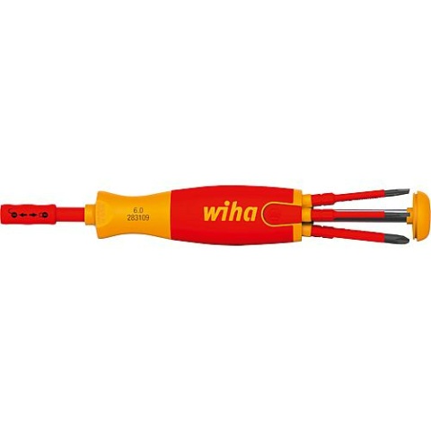 Wiha Magazin Bithalter 12831-09020 schlitz, PH, 6tlg. VDE 38610 NEU