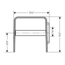 Hansgrohe papierrolhouder AXOR Urquiola 42436000 chroom NIEUW