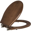 Evenes WC-Sitz JUBILÄUM Softclose aus Walnuss-Holz...