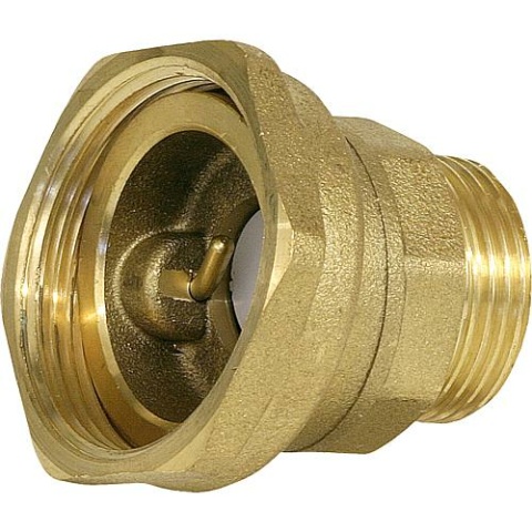 Non-return valve on gravity brake with union nut 11/2"" Male thread R 1"" Type 192 NEW
