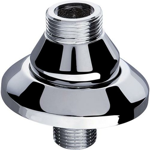 Grohe S-Anschluss 1/2x3/4"" absperrbar mit. Schraubrosette einzeln 12400000 NEU