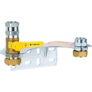 Set di installazione Teco per contatore gas a due tubi...