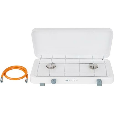 Rumba two-burner hob ""Rumba 2000WZ5"" Colour white with lid/w:500d:250h:80 mm NEW