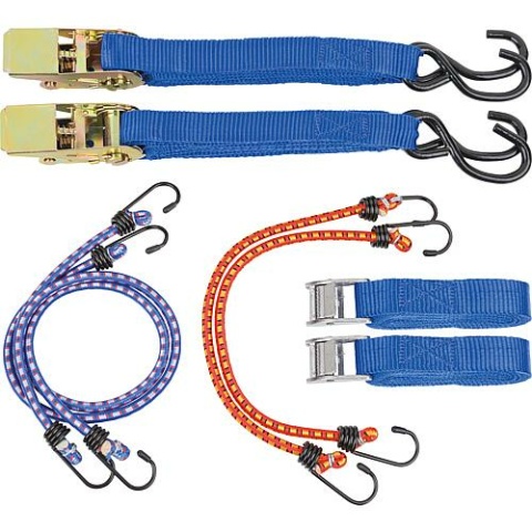 8-delige span- en spanbandenset NIEUW