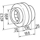 Helios Radial-Rohrventilator RR 100 A 5653 NEU