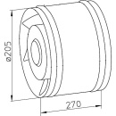 Helios Rohreinschubventilator REW 150/2 440 NEU