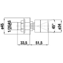 Evenes Douche latérale TONDO MAS 1 jet DN15 (1/2"") FI laiton chromé NEUF