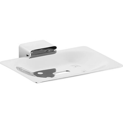 Evenes Porte-savon Erina avec support mural Acier inoxydable chromé 89 013 27 NOUVEAU