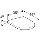 Geberit WC-Sitz ICon weiß, Standard NEU