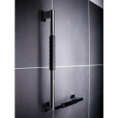 Emco Poignée coudée 90° Système 2 gauche, avec poignée antidérapante. Nouveau