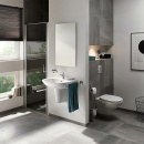 Grohe Mitigeur de lavabo Bauflow S-Size saillie 91 mm chromé NOUVEAU