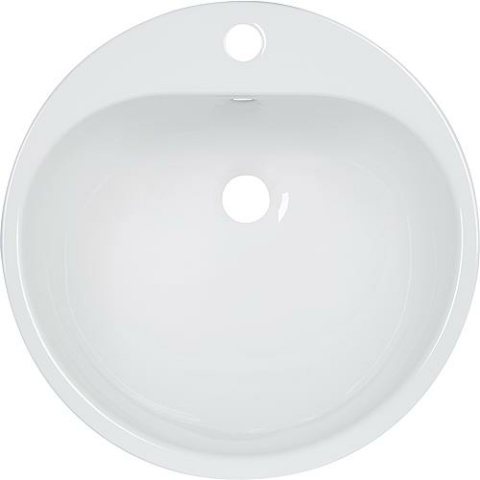 Alape EW3 inbouwwastafel zonder overloop, Ø 475 mm, wit 2005100000 NIEUW