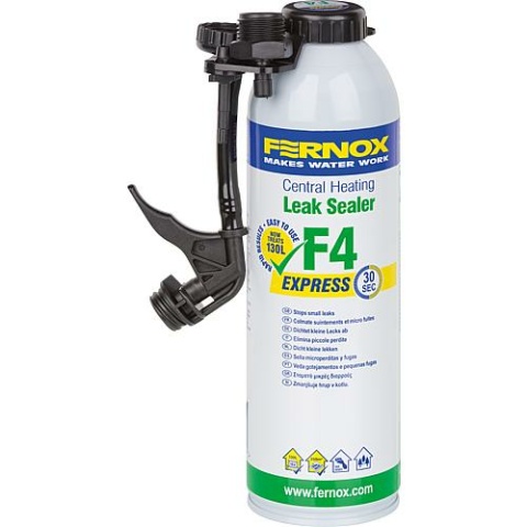 Fernox - colmatage de fuites de chauffage F4 Express, boîte en aluminium de 400 ml NOUVEAU
