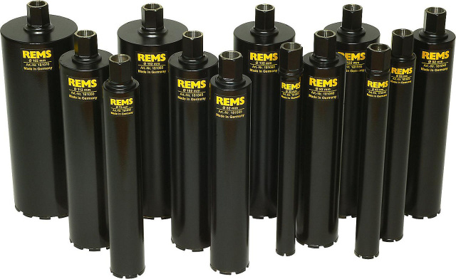 Broca de diamante universal Rems, UDKB 162x420xUNC 1 1/4, número de segmentos 12 181070 R NUEVO