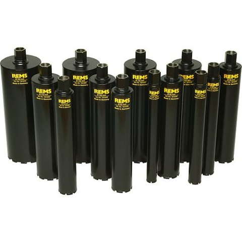 Rems universal diamond core drill bit, UDKB 112x420xUNC 1 1/4, number of segments 9 181050 R NEW