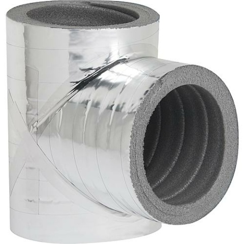 Odgalezienie izolacyjne ISOflexa 90°, DN150 z powloka aluminiowa, grubosc scianki 20mm NOWOSC