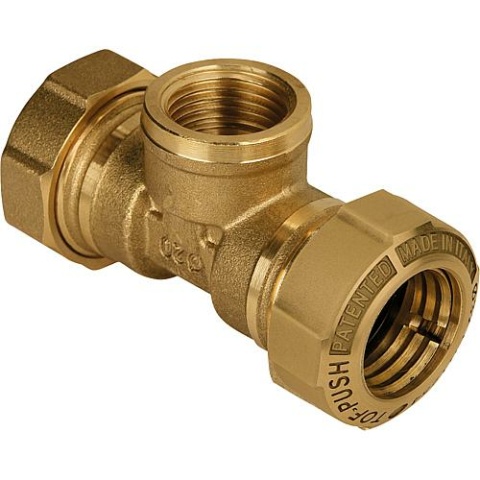 Pezzo a T Effebi PE con IG 40mm x 11/4"", non adatto al gas NUOVO